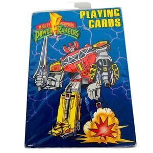 VTG 1994 Mighty Morphin‎ Power Rangers Saban Official Playing Card Deck Sealed